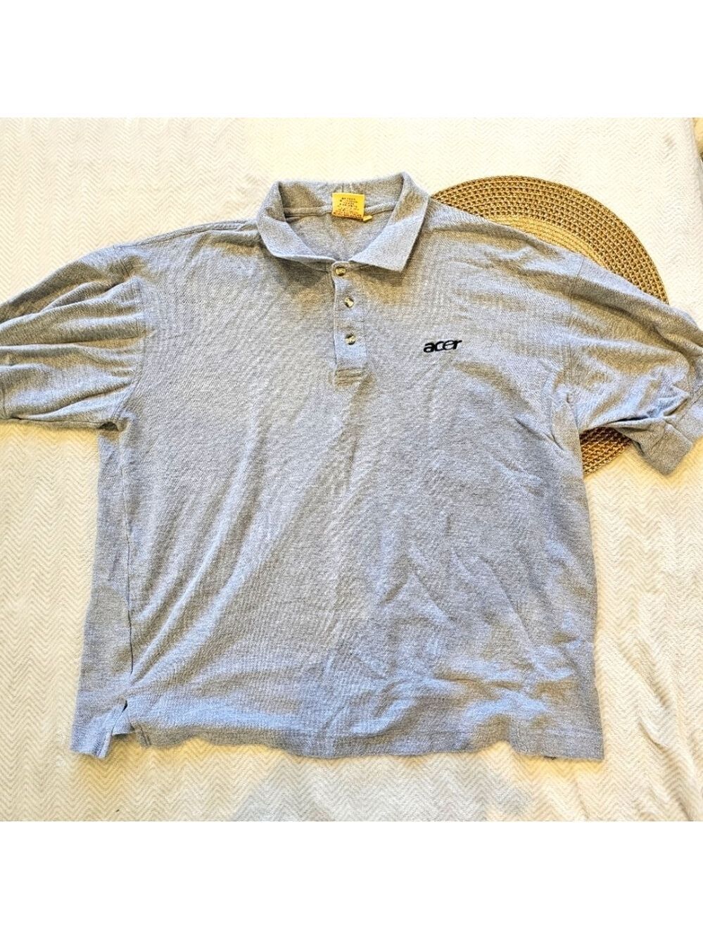 💥4 for $25💥 Acer Light Gray Men's Polo Shirt